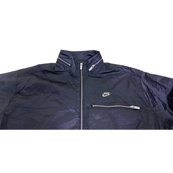 Nike Circa Black Rain Repellent Men’s Jacket Size Medium NWT Vented Zip - Picture 5 of 15